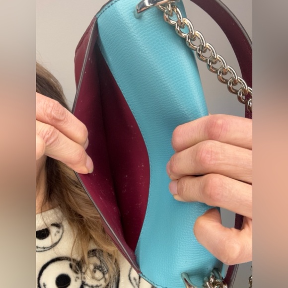 Kate Spade Remi Colorblock Flap Chain Crossbody bag EUC - Picture 12 of 14